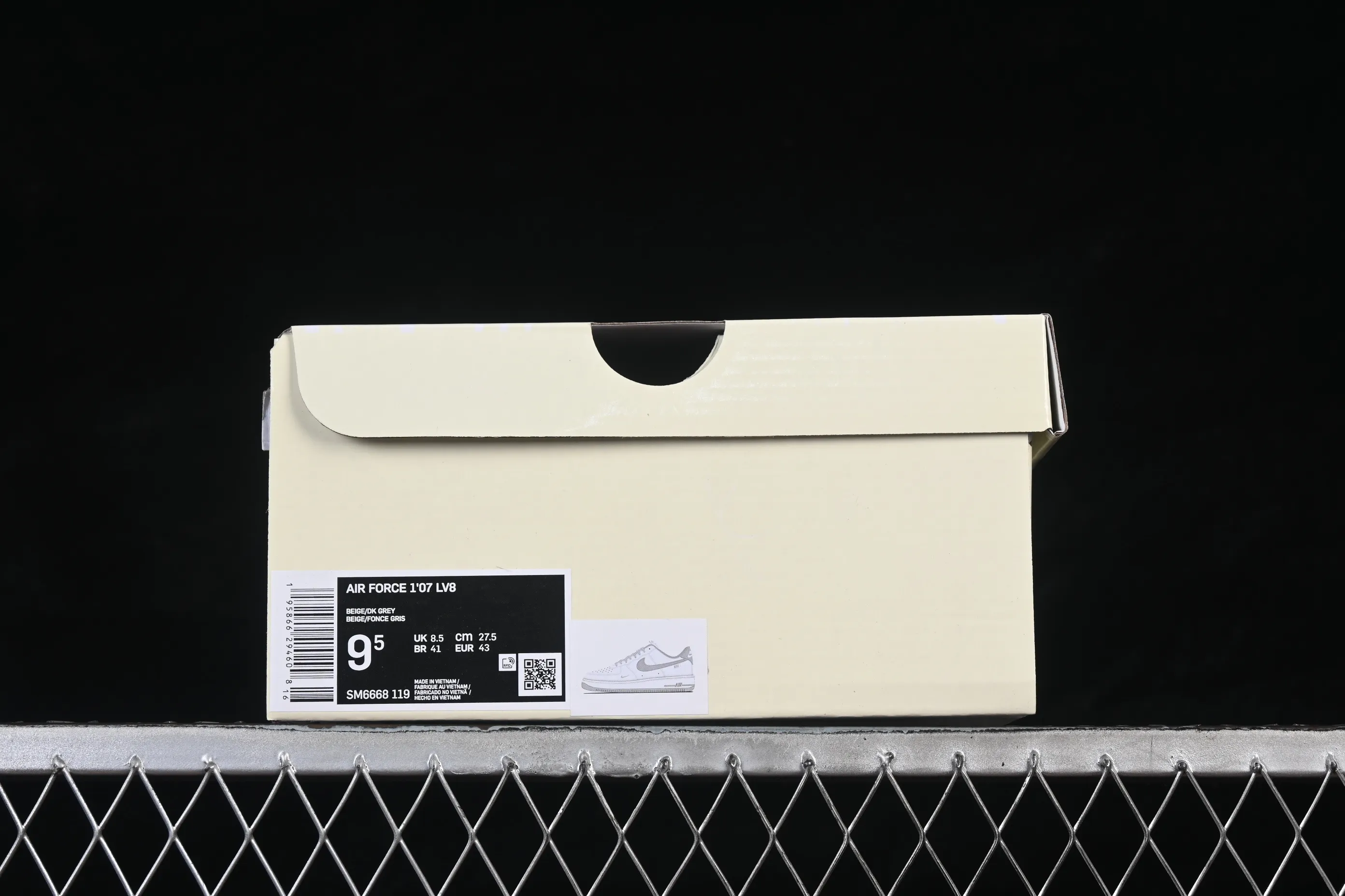 All categories Nk Air Force 1 Air Force series Nk Air Force 1 Low Air Force low-top Nike Air Force 1'07 Low off-white dark gray Air Force 1 low-top casual sneakers SM6668-119
